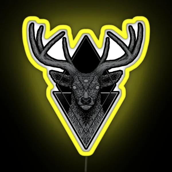 Dark Deer RGB Neon Sign