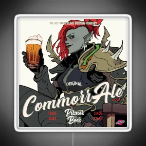 Dark Eldar Brewing Co Comorrale RGB Neon Sign