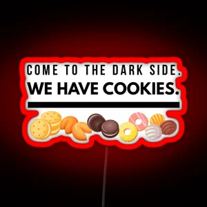 Dark Side Cookies Led RGB Neon Sign