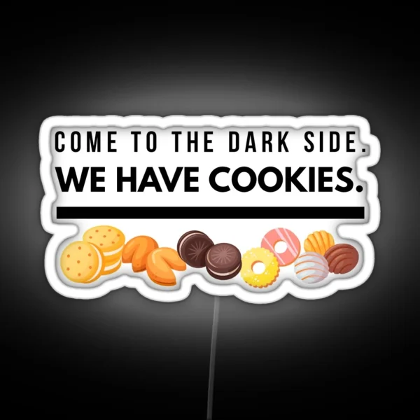 Dark Side Cookies Led RGB Neon Sign