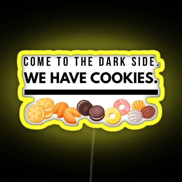 Dark Side Cookies Led RGB Neon Sign