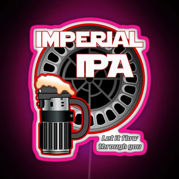 Dark Side Imperial IPA RGB Neon Sign