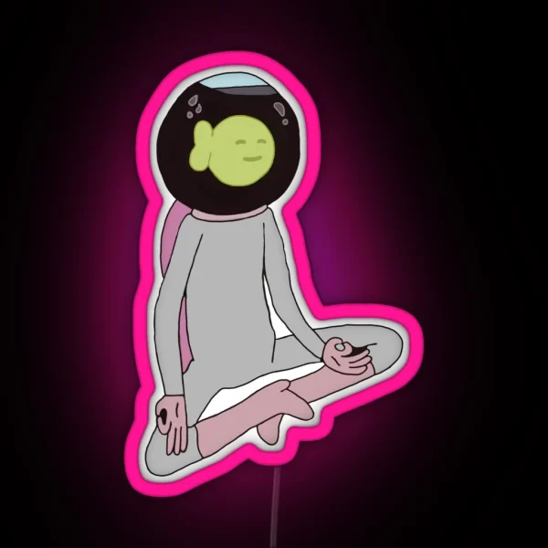 Darryl The Fish Midnight Gospel RGB Neon Sign