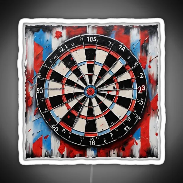 Dart Board RGB Neon Sign