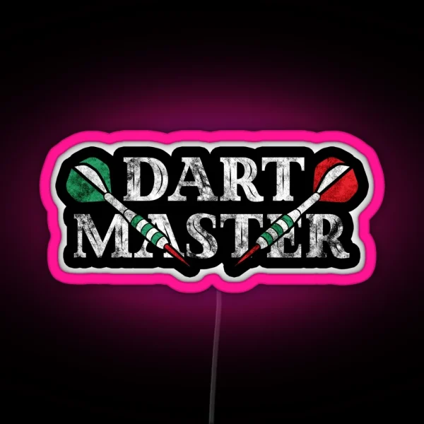 Dart Dartmeister Pub Sports Dartboard Darts RGB Neon Sign