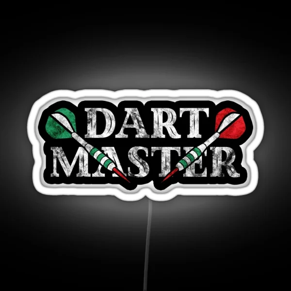 Dart Dartmeister Pub Sports Dartboard Darts RGB Neon Sign