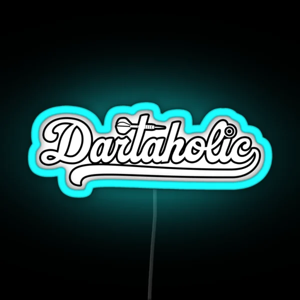 Dartaholic RGB Neon Sign