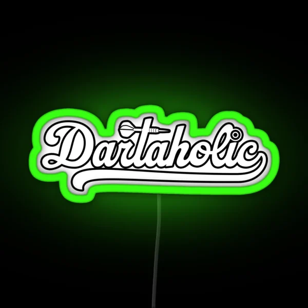 Dartaholic RGB Neon Sign