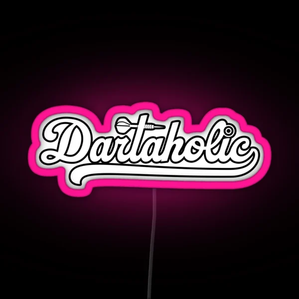 Dartaholic RGB Neon Sign