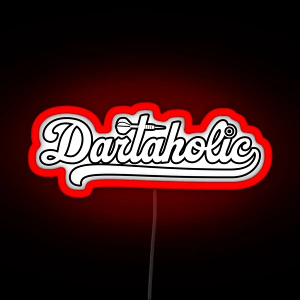 Dartaholic RGB Neon Sign