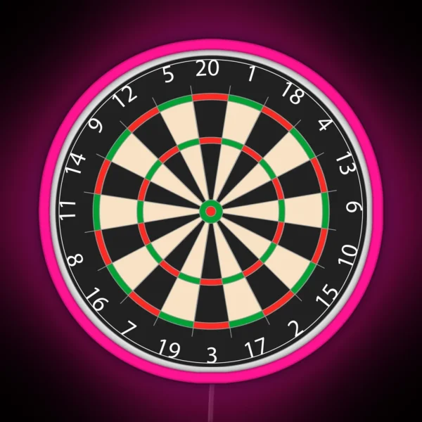 Dartboard RGB Neon Sign