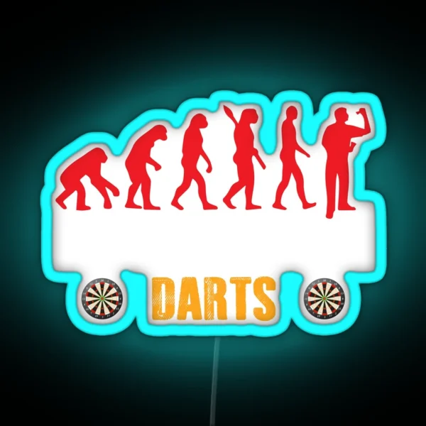 Darts Evolution RGB Neon Sign
