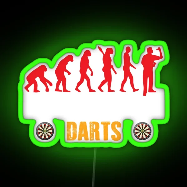 Darts Evolution RGB Neon Sign