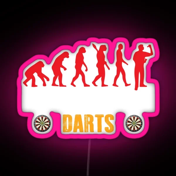 Darts Evolution RGB Neon Sign