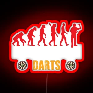 Darts Evolution RGB Neon Sign