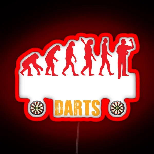 Darts Evolution RGB Neon Sign