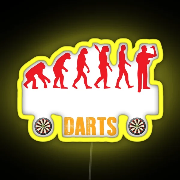 Darts Evolution RGB Neon Sign
