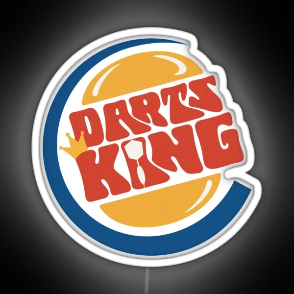 Darts King RGB Neon Sign