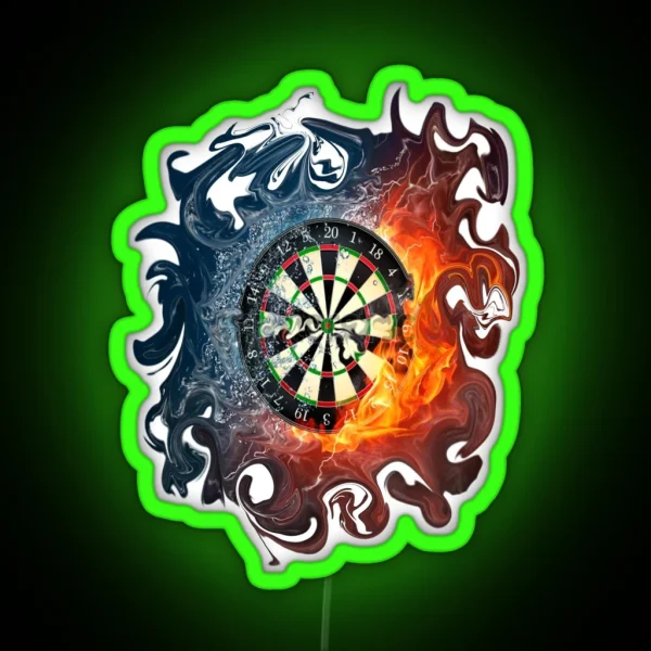 Darts Of Fire RGB Neon Sign