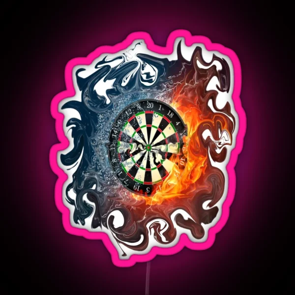 Darts Of Fire RGB Neon Sign