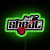Modern Sports Themed Neon Sign for Darts and Games Rooms