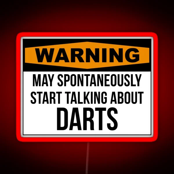 Darts Quote RGB Neon Sign