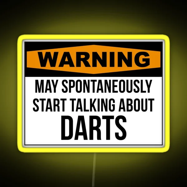 Darts Quote RGB Neon Sign