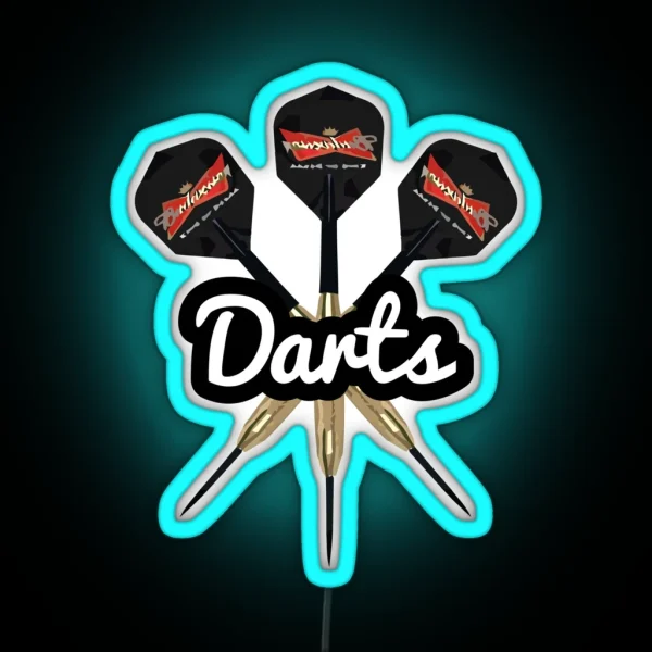 Darts RGB Neon Sign