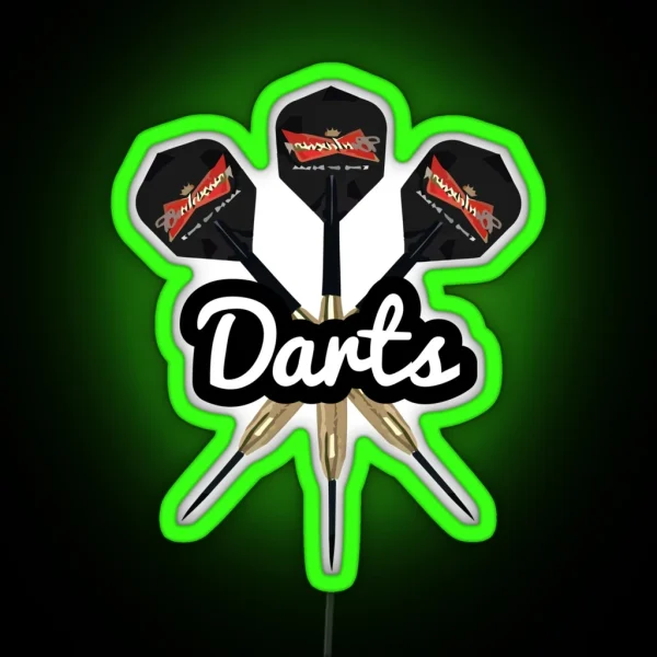 Darts RGB Neon Sign