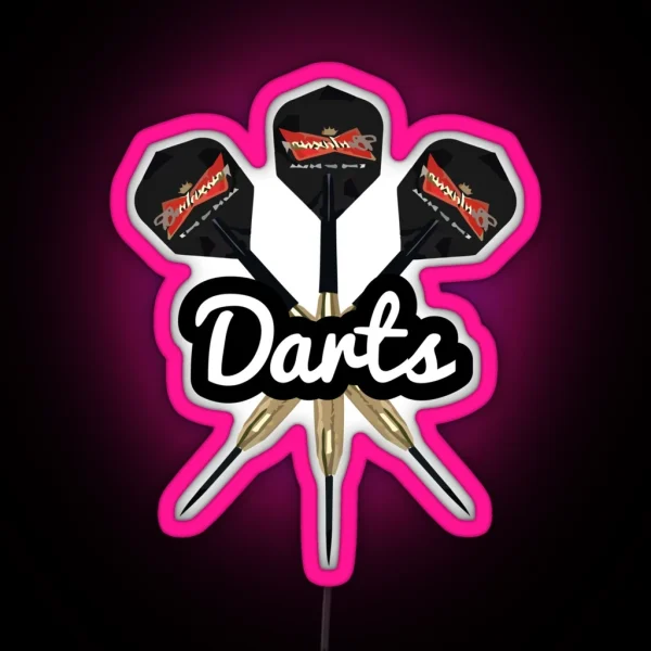 Darts RGB Neon Sign