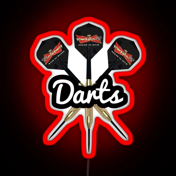 Darts RGB Neon Sign