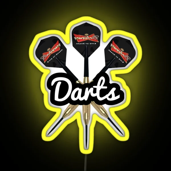 Darts RGB Neon Sign