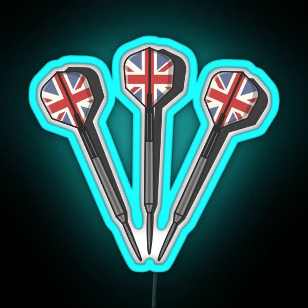 Darts RGB Neon Sign