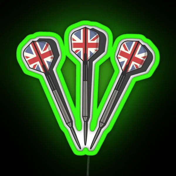 Darts RGB Neon Sign
