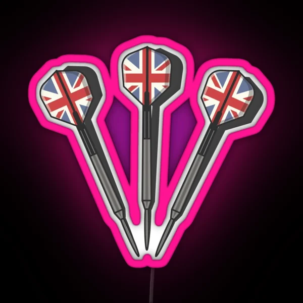Darts RGB Neon Sign