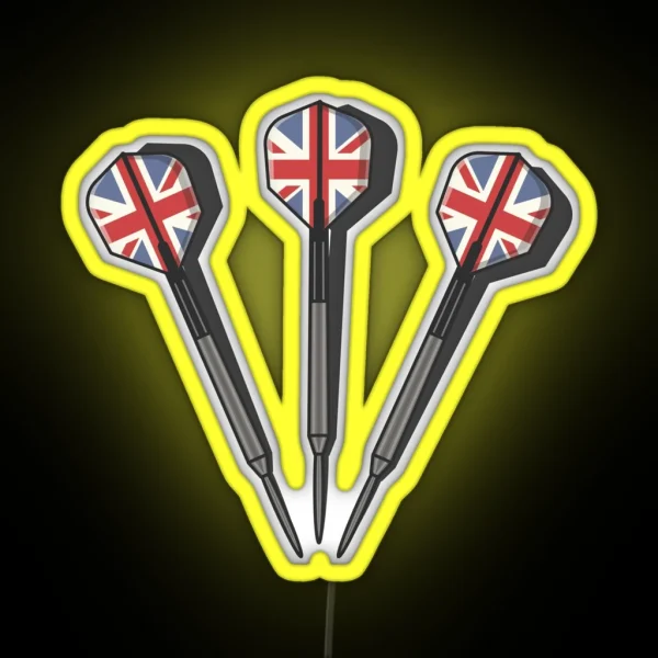 Darts RGB Neon Sign