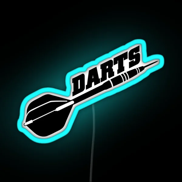 Darts RGB Neon Sign