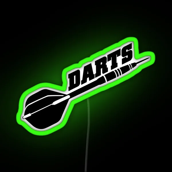 Darts RGB Neon Sign