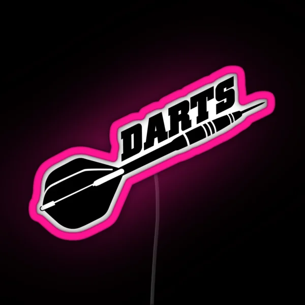 Darts RGB Neon Sign