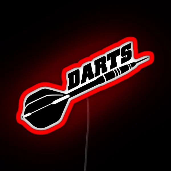Darts RGB Neon Sign