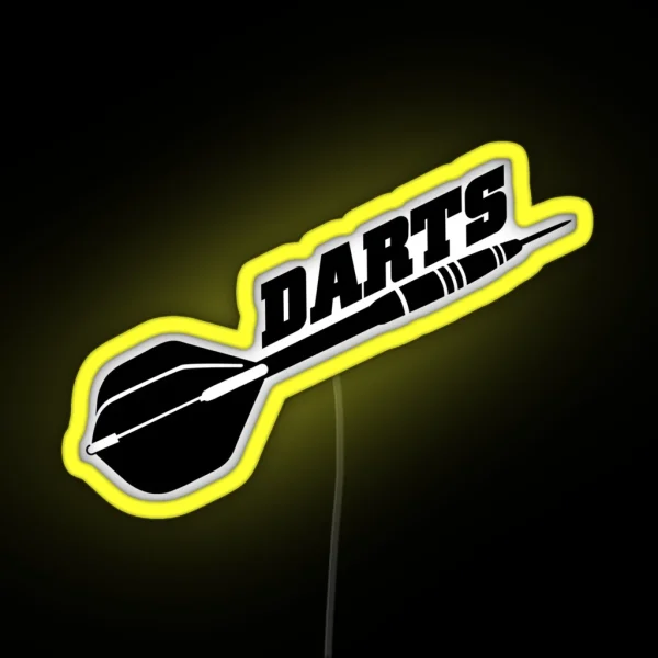 Darts RGB Neon Sign