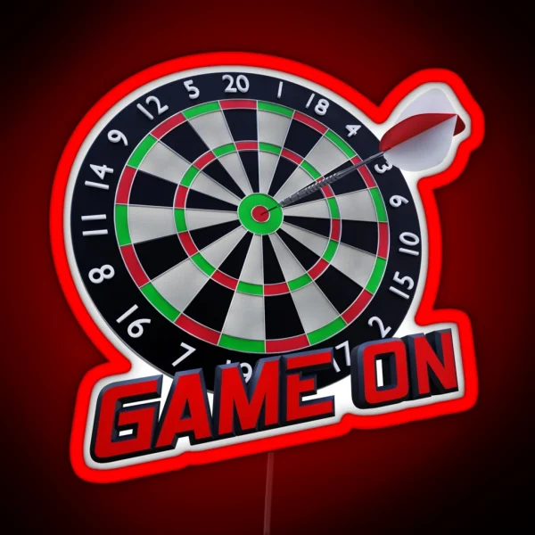 Darts RGB Neon Sign