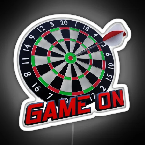 Darts RGB Neon Sign