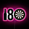 RGB LED Neon Sign for Sports Fans and Darts Enthusiasts