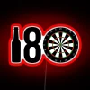 LED Neon Sign for Darts Enthusiasts and Beer Lovers Gathering