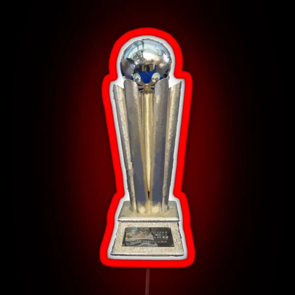 Darts World Champion Trophy RGB Neon Sign