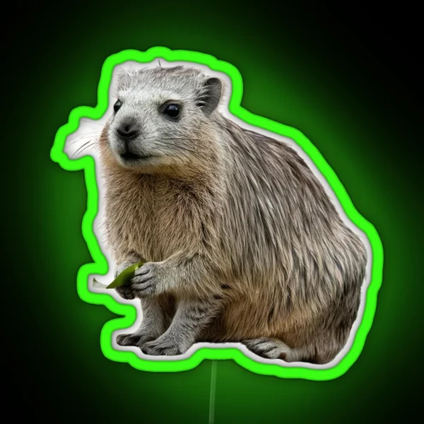 Dassie Hyrax RGB Neon Sign