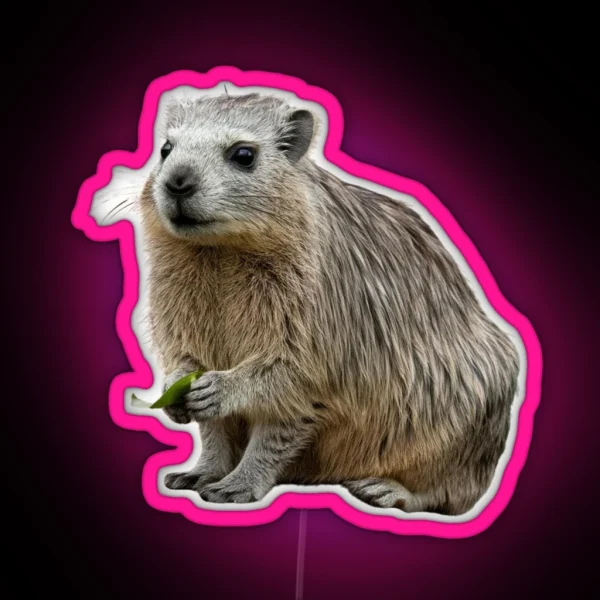 Dassie Hyrax RGB Neon Sign