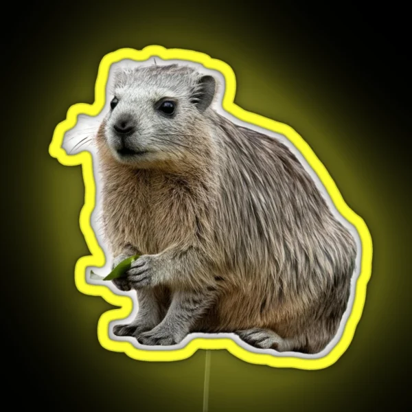 Dassie Hyrax RGB Neon Sign