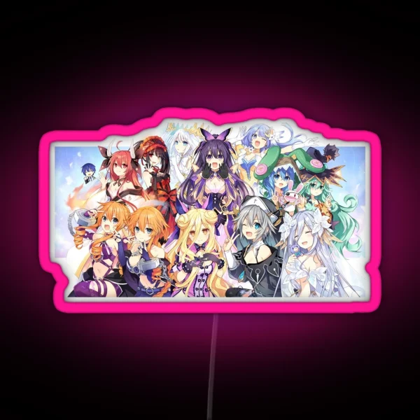Date A Live 10 Anniversary RGB Neon Sign